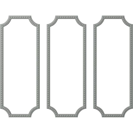 Ekena Millwork 28-in. W x 72-in. H Foster Running Coin Panel Moulding Kit Triple Panel PMLKFO28X72C